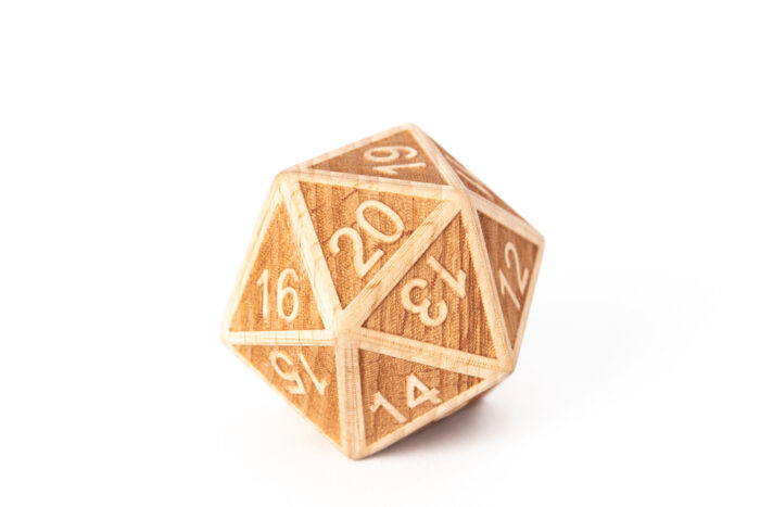 wooden mega dice