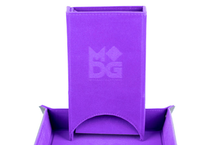 purple dice tower
