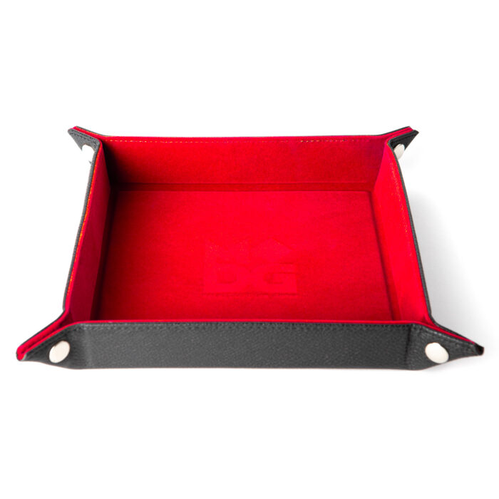 red dice tray